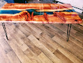 Negocio Rustic Cross Wood Engraving And River Tables