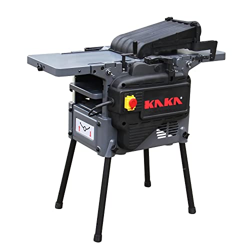 KAKA INDUSTRIAL Multifunctional Woodworking Machine 5-in-1, 2.2kW Planer, Thicknesser, Table Saw, Cutter and Drill, 220V Single Phase,WM-3020 with...