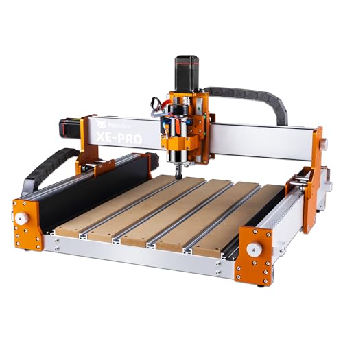 FoxAlien Latest XE-PRO CNC Router Machine + Hybrid T-slot Spoilboard Worktable Upgrade Kit