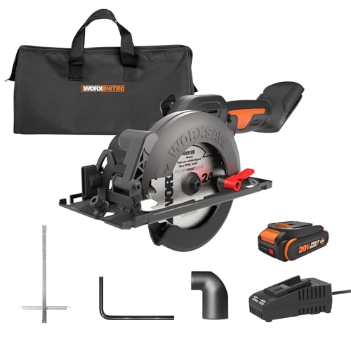 Worx WX531L 20V WORXSAW 4.5' Cordless Compact Circular Saw