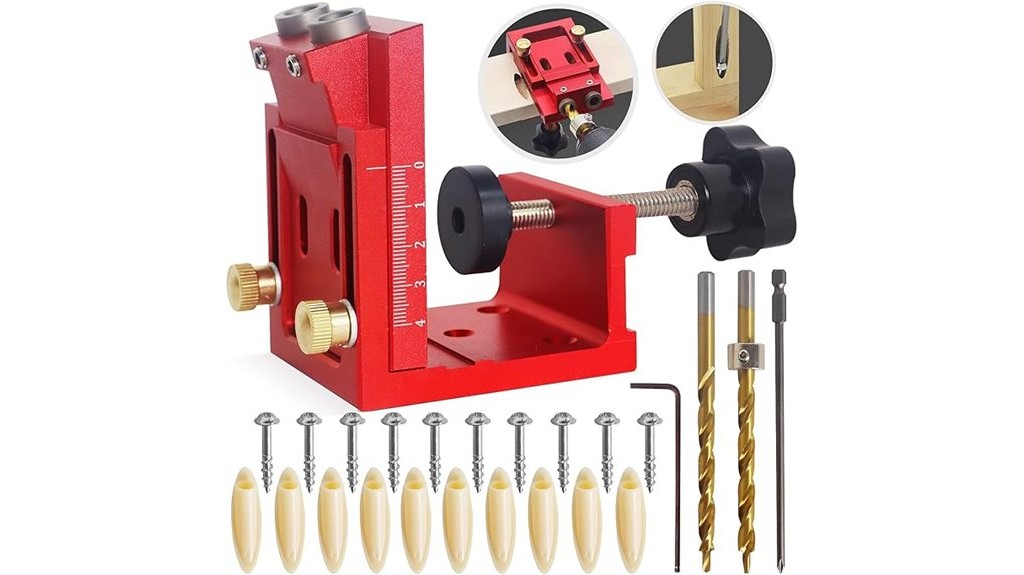 adjustable woodworking pocket hole