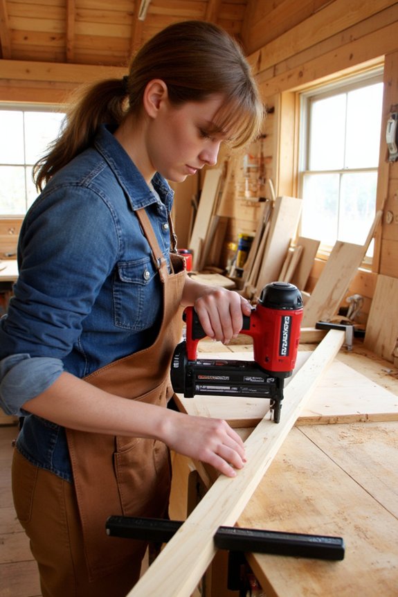 LINKNAL Cordless Brad Nailer Review 2 battery efficiency and capacity
