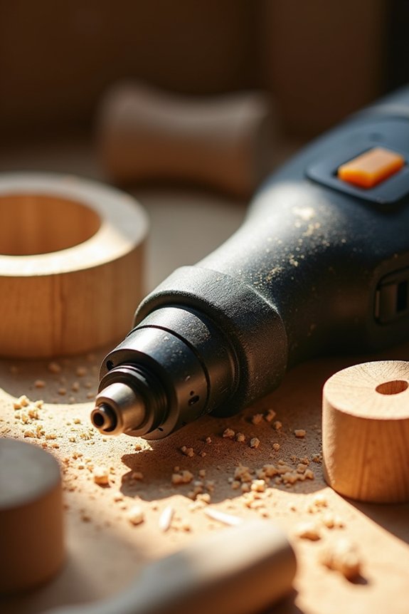 comfortable lightweight rotary tool