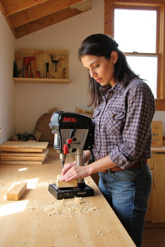 compact portable drill press