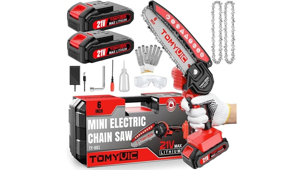 cordless handheld chainsaw tool