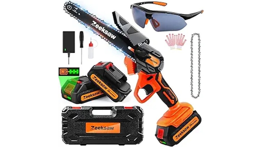 cordless mini chainsaw batteries