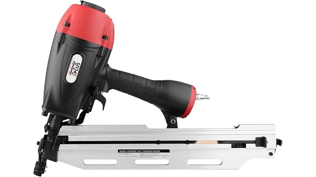 HFN90SP 3-in-1 Air Framing Nailer Review 1 versatile air framing nailer