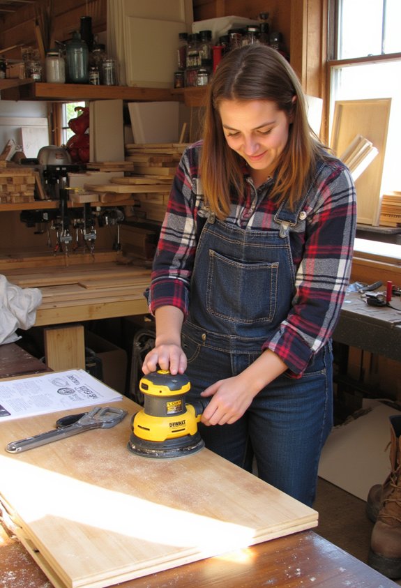 efficient sanding with guidance