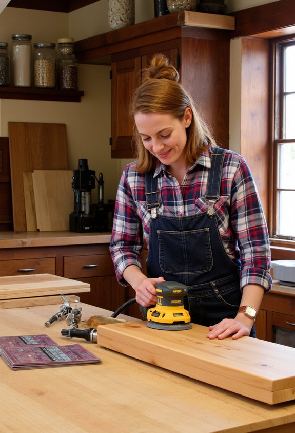 electric sander with accessories