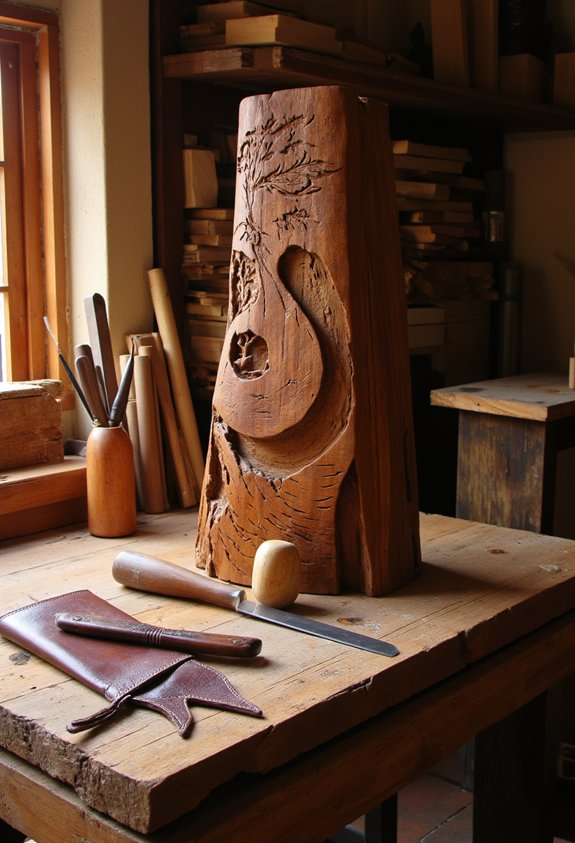 BeaverCraft Deluxe Wood Carving Kit Review 4 elegant leather pouch included