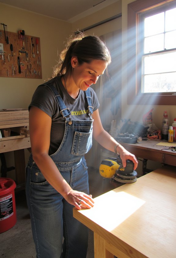 ergonomic one handed sanding tool