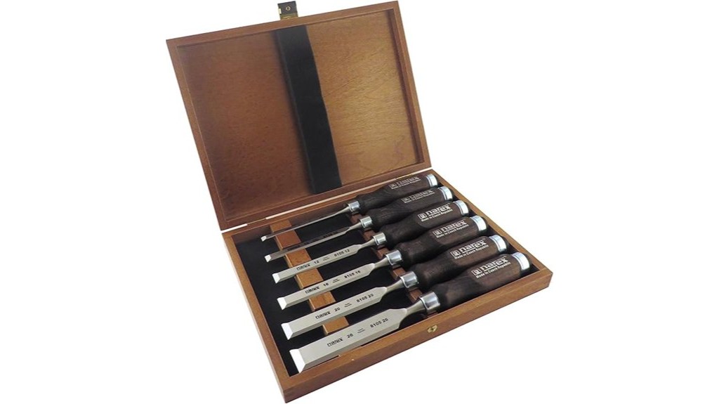 woodworking chisels presentation set