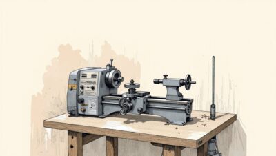 compact high speed metal lathe