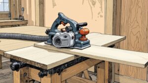 precision planer with dust reduction