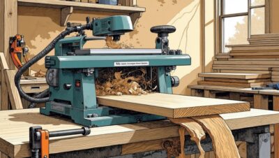 snipe free wood planing
